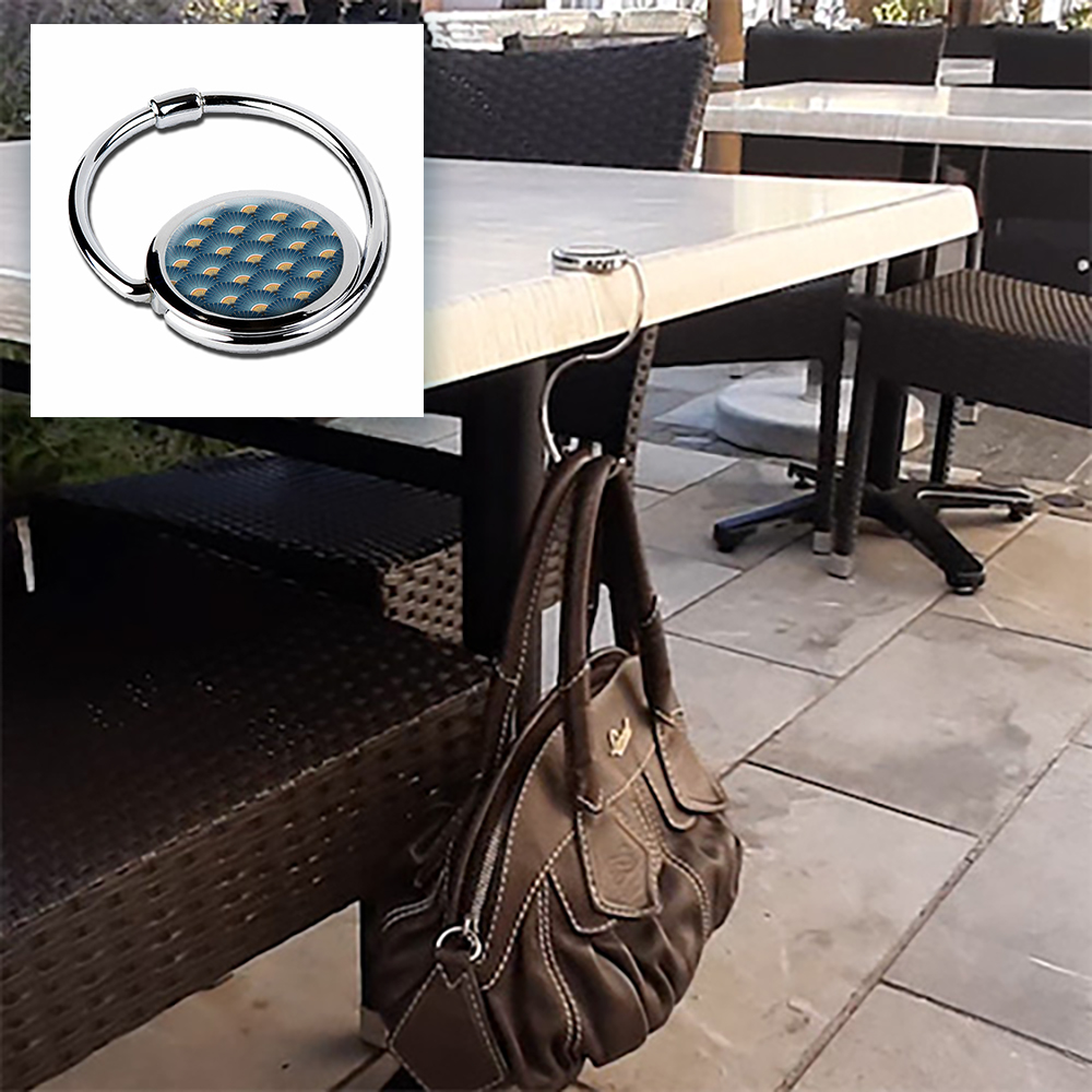 accroche sac pliable