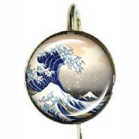 Accroche-clés Hokusai 1831