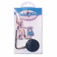 Lot de 50 accroche-sacs standards cuir noir