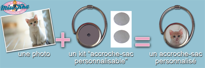 accroche-sac personnalisable