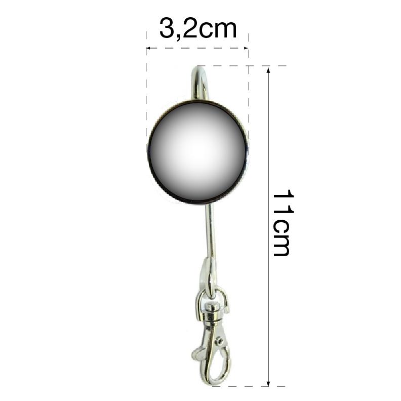 accroche-clé dimensions